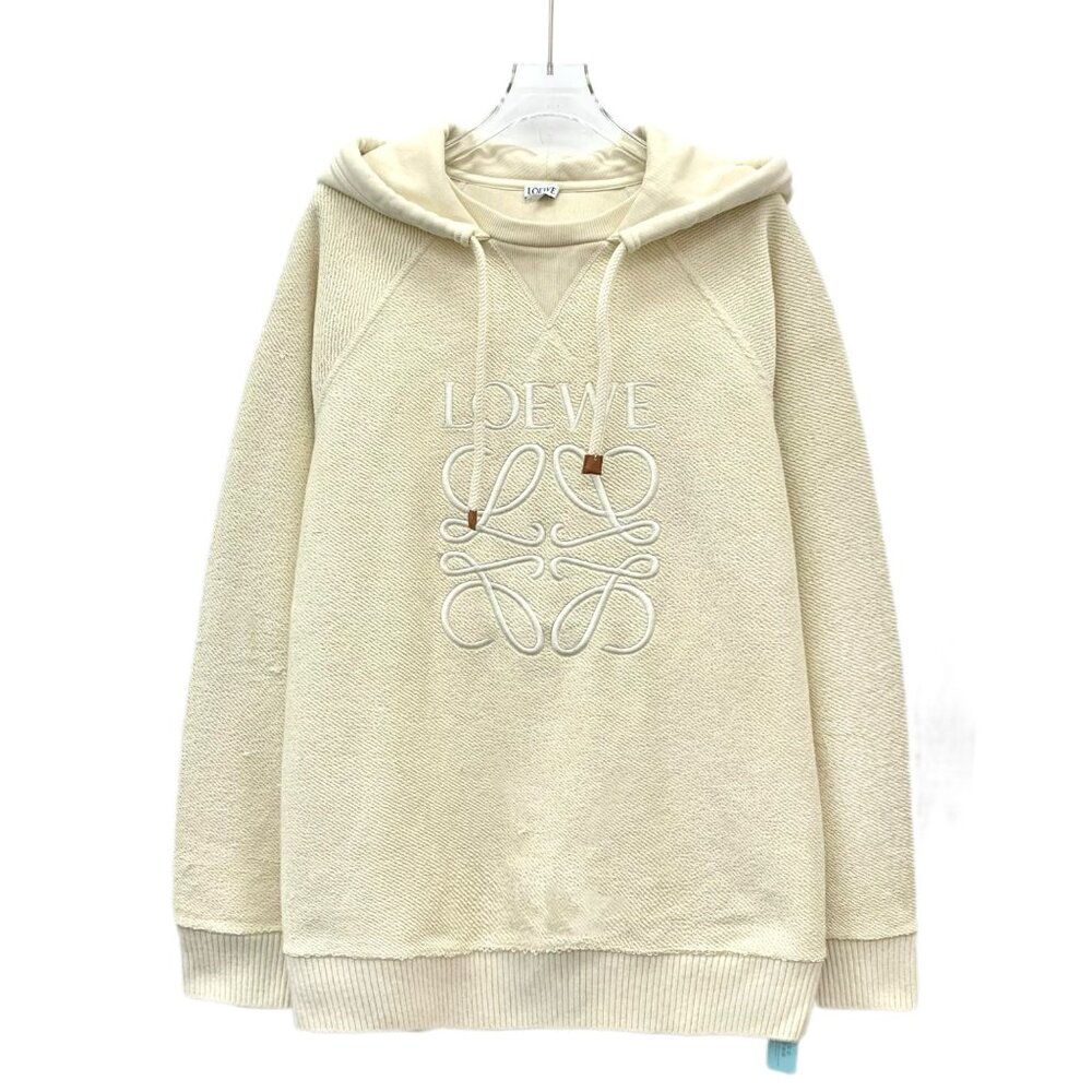 Loewe Beige Cotton Hoodie